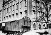 Barnens dags tågvagn vid Rådhuset, 1940-tal