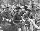 Kungligt besök vid scoutting i Örebro, 1942