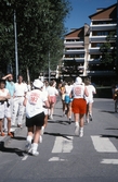 Löpare springer Cajsa Warg loppet, 1988