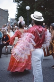 Spansk dans på Örebro karnevalen, 1986