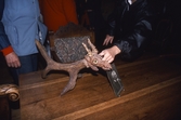 Figur av älghorn, 1988