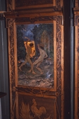 Dörrmålning i Axel Borgs jaktstuga, 1988