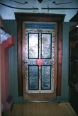 Målad dörr i Axel Borgs jaktstuga, 1988