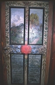 Dörrmålning på en dörr, 1988
