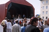 Musikföreställning i Ladugårdsängen, 1992
