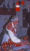 Julmarknad på Örebro läns museum, 1983