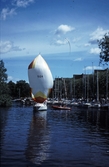 Spinnackersegling i Örebro hamn, 1988