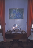 Pokaler på bord i representationsvåningen i Rådhuset,1988