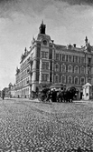 Hörnhuset vid Drottninggatan 36, Rudbecksgatan 21, ca 1918