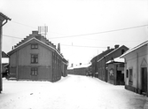Drottninggatan mot norr från Änggatan, januari 1919
