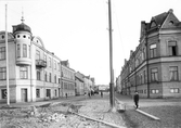 Ekersgatan mot sydost från Ringgatan, 1903