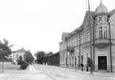 Engelbrektsgatan mot öster från Trädgårdsgatan, 1903