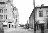 Fredsgatan mot öster från Storgatan, 1903