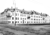 Hertig Karls allé, sydöstra hörnet mot Karlslundsgatan, 1903