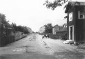 Jakobsgatan mot väster från Västra Bangatan, 1903