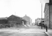 Klostergatan mot söder från Fredsgatan, 1903