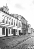 Köpmangatan mot sydost från Nygatan, 1908