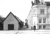 Köpmangatan mot söder från Rudbecksgatan, 1903