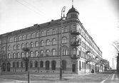 Nygatan nordvästra hörnet vid Fabriksgatan, 1903