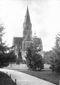 Olaus Petrikyrkan från öster, efter 1912