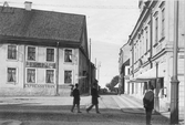 Olaigatan mot väster från Järntorget, före 1900