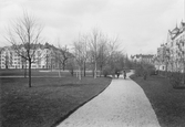 Oskarsparken mot väster, 1910