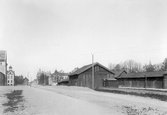 Rudbecksgatan mot väster från Trädgårdsgatan, 1903
