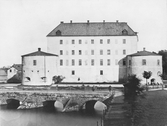 Örebro slott och gamla storbron, före 1882