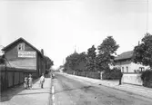 Slottsgatan mot norr från Fredsgatan, 1910
