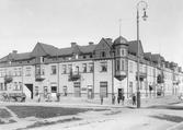 Slottsgatan nordöstra hörnet mot Strömersgatan, 1903
