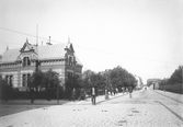 Storgatan mot norr från Järnvägsgatan, 1903