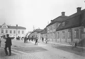 Järntorget, Storgatan mot norr från Järntorgsgatan, 1903