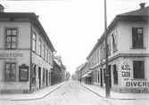 Storgatan mot söder från Fredsgatan, 1903