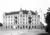 Stortorget nordvästra hörnet mot Trädgårdsgatan, 1903