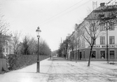 Östra hörnet av Sturegatan mot Engelbrektsgatan, 1911