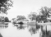 Båtar vid södra hamnen, före 1891