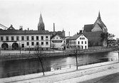 Södra Strandgatan från Norra Strandgatan, efter 1909