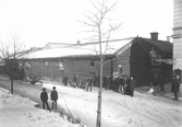 Vasagatan nordvästra hörnet mot Ågatan, före 1892