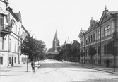 Vasagatan mot öster från Östra Bangatan, 1903