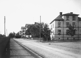 Västra Bangatan mot söder från Vasatorget, 1903