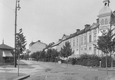 Västra gatan mot norr från Änggatan, 1903