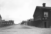 Änggatan mot väster från Drottninggatan, 1906