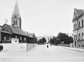 Nikolaigatan mot öster från Fabriksgatan, 1903