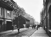 Breddning av Storgatan, ca 1903