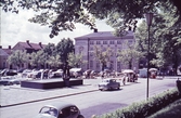 Bergslagsbrunn på torget i Nora,1962.