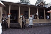 Invigning av militärhistoriskt museum i Sannahed, 1989