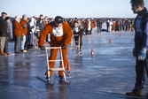 Tävling i spark på Hjälmaren, 1995