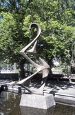 Skulpturen Resonans i Stadsparken, 1990