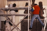Renovering i rådhusets entré, 1989