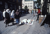 Gatuförsäljning på Marknadsafton, juni 1991